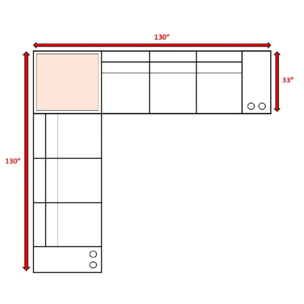 English Elm Fully Assembled 6-Person Wicker Patio Seating Group With Cushions For Effortless Outdoor Relaxation B120S00159