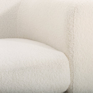 English Elm Christopher Knight Home® - LOVESEAT modern 51" two-seater with textured fabric, firm foam & sinuous springs, sleek black legs for compact spaces White 74868.00