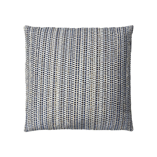 JLA Home Chapel Hill - Square 20x20 Stripe Pillow with Neutral Multi-Stripe, Plush Feather-Blend Fill for Modern Decor CH30-0034