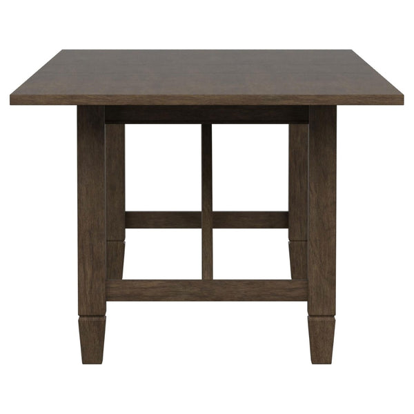 English Elm Jamie Trestle Base Mahogany Veneer Extendable Dining Table for Farmhouse Rooms B062P447822