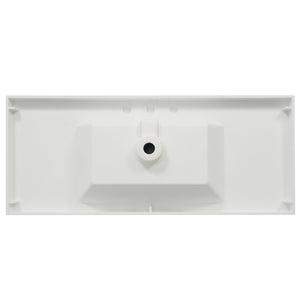 English Elm Christopher Knight Home® - 48" 47.25" Resin Vanity Top Bright White with 3-Hole 8" Faucet Prep, Overflow, Durable Drop-In/Undermount N759P337622K