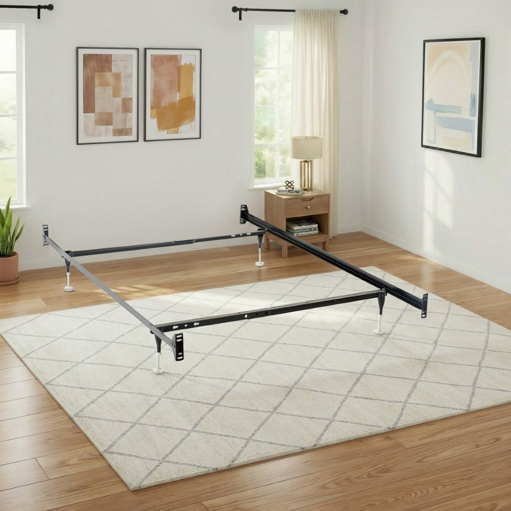 English Elm Renee Convertible Metal Bed Frame Powder Coated Steel Kids or Guest Room Versatile B062P466829