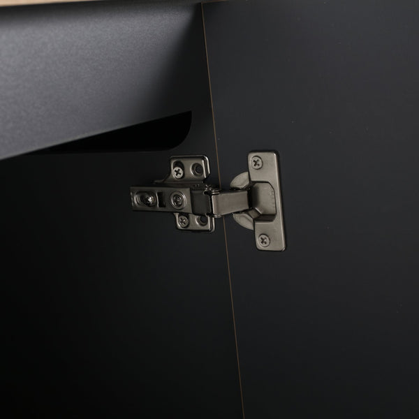 English Elm 48" Freestanding Bathroom Vanity with Integrated Basin Design, Soft-Close Hinges, Adjustable Shelf, Water-Resistant Finish W999P251008
