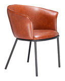 Garston Dining Chair Brown 110176 Zuo Modern