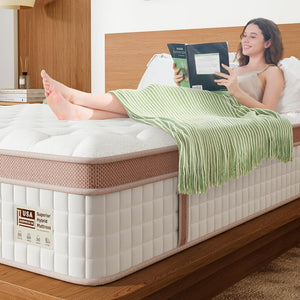 English Elm 12 Inch King Hybrid Mattress Gel Foam Pocket Springs Firm Support Cool Sleep B2716P415718