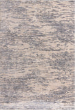 Unique Loom Oasis Water Machine Made Abstract Rug Gray, Ivory/Beige/Blue/Navy Blue 10' 0" x 14' 0"