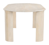 Risan Dining Table Natural 109857 Zuo Modern