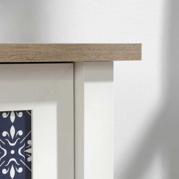 English Elm Desk, Modern White Workspace With Drawers – Stylish, Durable, And Easy To Assemble For Any Room! B356P402631
