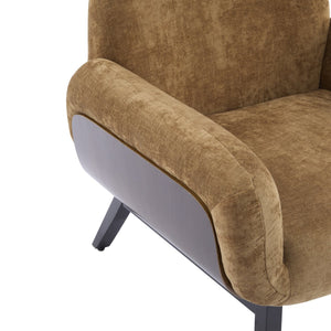 English Elm Christopher Knight Home® - Audrey Ergonomic Armchair with Plush Cushion and Solid Wood Frame for Stylish, Durable Comfort Tan 33.25 L x 29.75 W x 16.75 H N776P291712T