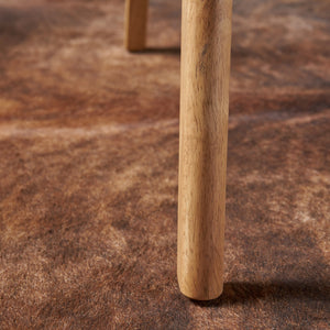 English Elm Christopher Knight Home® - Mid Century Fabric Dining Chairs with Natural Oak Finish Cushioned Back Solid Rubberwood Legs Durable Upholstery Green 61760.00GTE