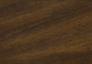 English Elm Accent Square Two-Tier Table with Grooved Top and Turned Legs, Compact Nightstand with Shelf, Brown Veneer Walnut 27 L x 25 W x 9 H B2710P219491