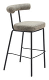 Kede Barstool Green Tweed 110100 Zuo Modern