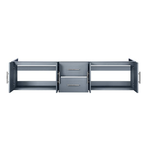 English Elm Dark Grey Double Bath Vanity 80in W x 22in D - Solid Wood Frame, Soft-Close Drawers, Ample Storage B2731P258524