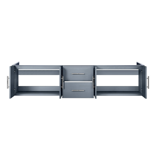 English Elm Dark Grey Double Bath Vanity 80in W x 22in D - Solid Wood Frame, Soft-Close Drawers, Ample Storage B2731P258524