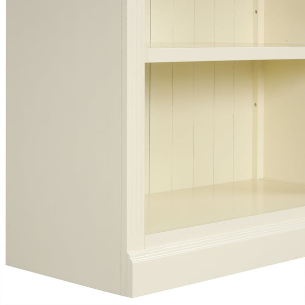 English Elm 83" 5-Tier Bookcase Suite with LED Light Strip, Adjustable Shelves, Cable Management & Solid Wood Frame Beige+yellow N751S246920A
