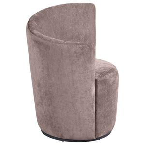 English Elm Kaylie Velvet Swivel Accent Chair Sculptural Curved Back for Living Room B062P447948