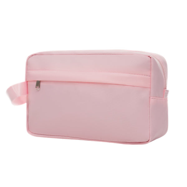 English Elm 6 Piece Hardshell Abs Travel Set with Spinner Wheels Combination Lock and Toiletry Bag Pink N732P391465H