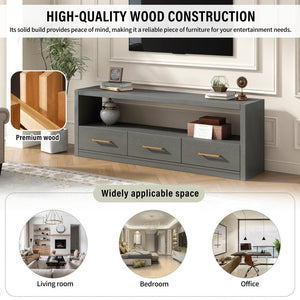 English Elm Christopher Knight Home® - Mirod Stylish Tv Stand: Classic Minimalist Console With 3 Storage Drawers, Perfect For Any Space N760P251944E