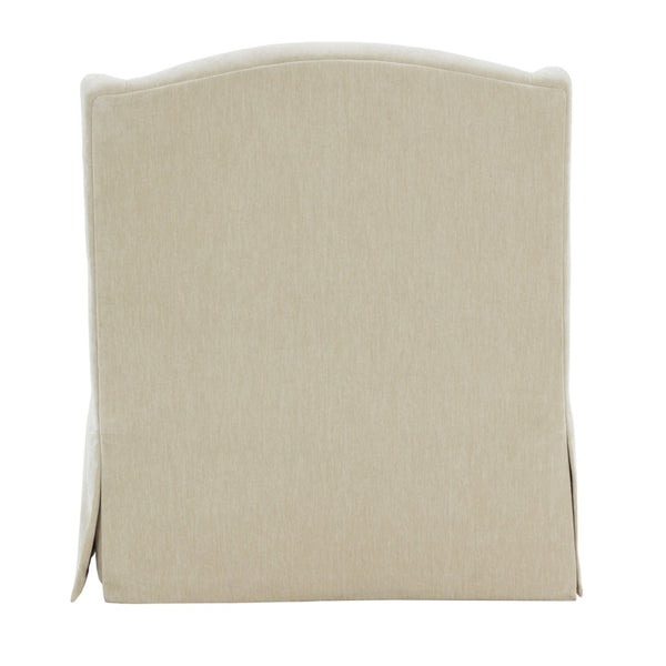 English Elm Luisa Swivel Accent Chair Skirted Tailored Silhouette for Formal Living Rooms Beige B050P451386