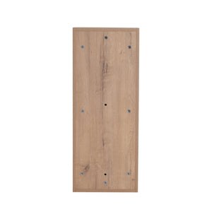 English Elm 12" Bathroom Side Cabinet with Soft-Close Hinges, Wall-Mounted Floating Oak Finish, Space-Saving Storage W999P283315