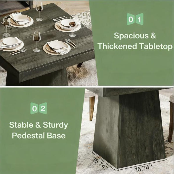 English Elm Stylish Round Coffee Table with Engineered Wood Top and Open Metal Base for Living Rooms T3971P452599