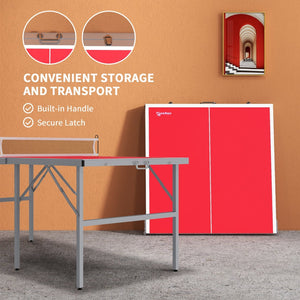 English Elm Soozier Foldable Table Tennis Set with Aluminum Frame Net Paddles Balls Indoor Outdoor W2225P200634