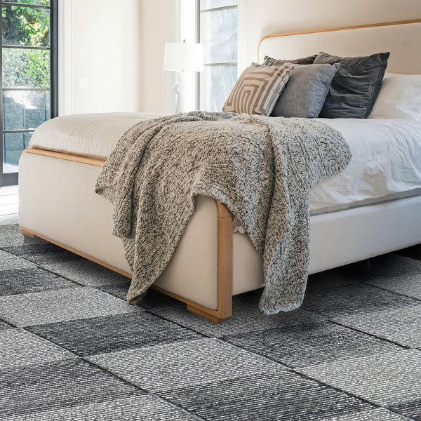 Capel Rugs Matrix Hand-tufted Wool Rug - Luxurious Geometric Design For Modern And Traditional Interiors Graphite, Tan 100% Natural Wool 2900rs07060906340