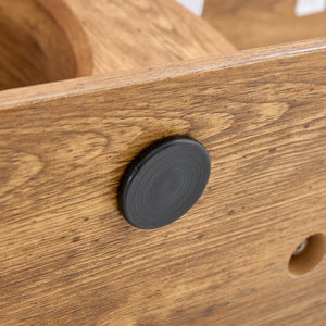 English Elm Modern modern simple luxury rectangular coffee table with sturdy base, easy-clean MDF, versatile use Wood W1151S01230