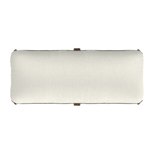 Butler Specialty Michelline Elegant Upholstered Accent Bench With Carved Legs And Antique Brass Nail Heads For Home Decor Medium Brown Rubberwood Solids,Mdf,Urethane Foam,Cotton 2902011-butler