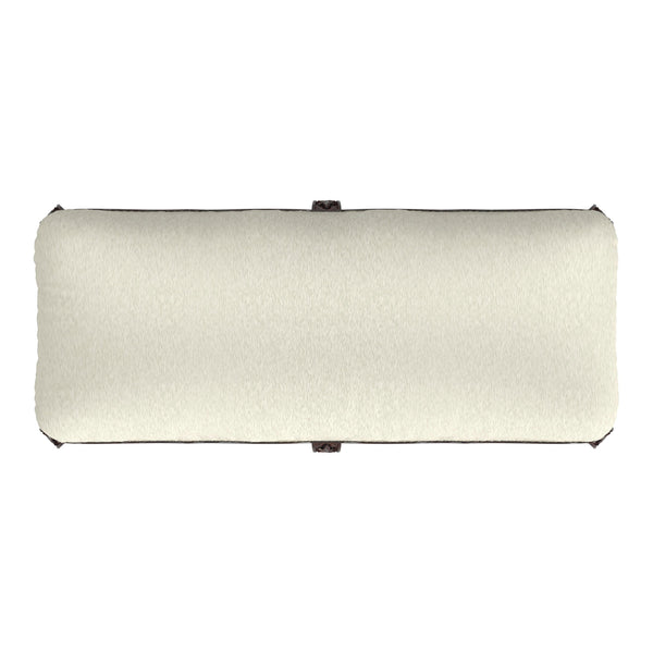 Butler Specialty Michelline Elegant Upholstered Accent Bench With Carved Legs And Antique Brass Nail Heads For Home Decor Dark Brown Rubberwood Solids,Mdf,Urethane Foam,Cotton 2902024-butler