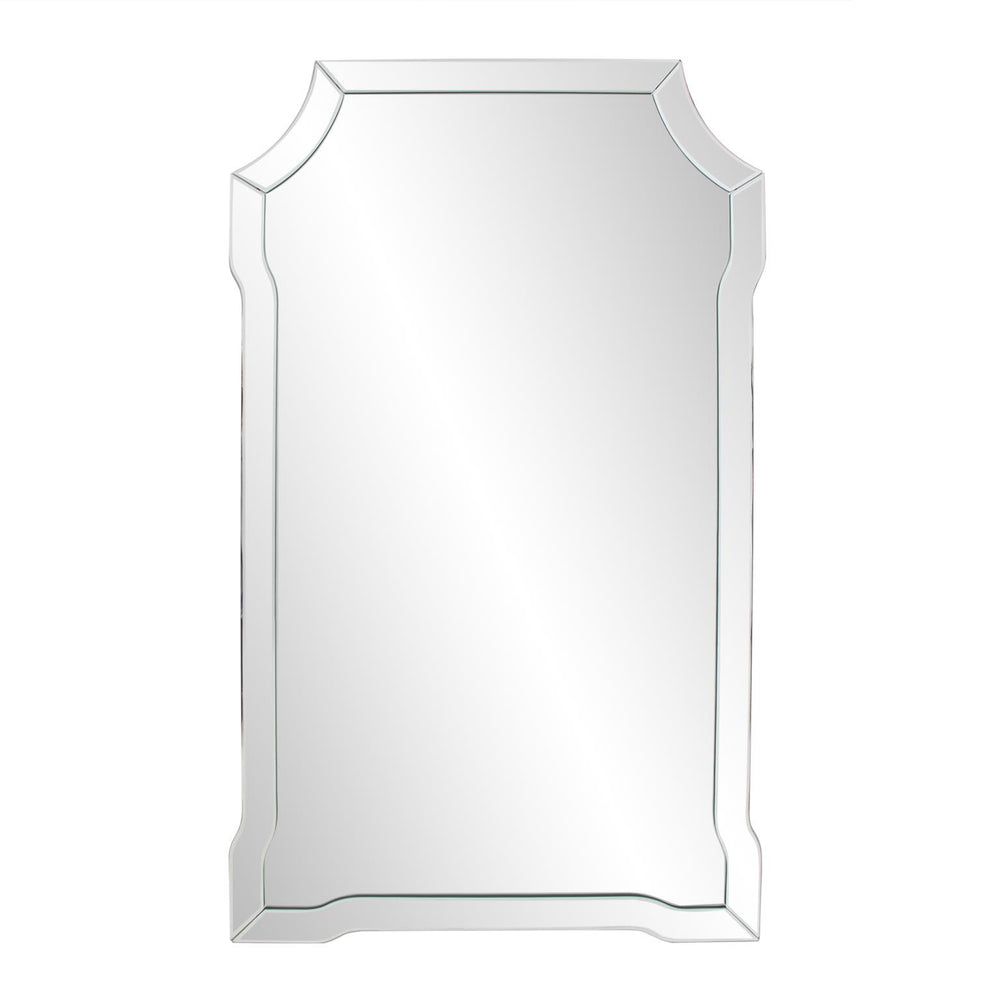 Howard Elliott Claudette Mirror: Elegant Hollywood Glamour With Beveled Edges For Classic Or Modern Decor Styles Silver Glass ,Mdf 29071-howard-elliott
