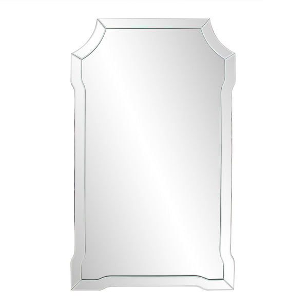 Howard Elliott Claudette Mirror: Elegant Hollywood Glamour With Beveled Edges For Classic Or Modern Decor Styles Silver Glass ,Mdf 29071-howard-elliott