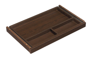 OSP Home Furnishings Napa Center Drawer Slim Profile Organizer for Kitchen Office or Workstation Storage Espresso NAP-15-ESP