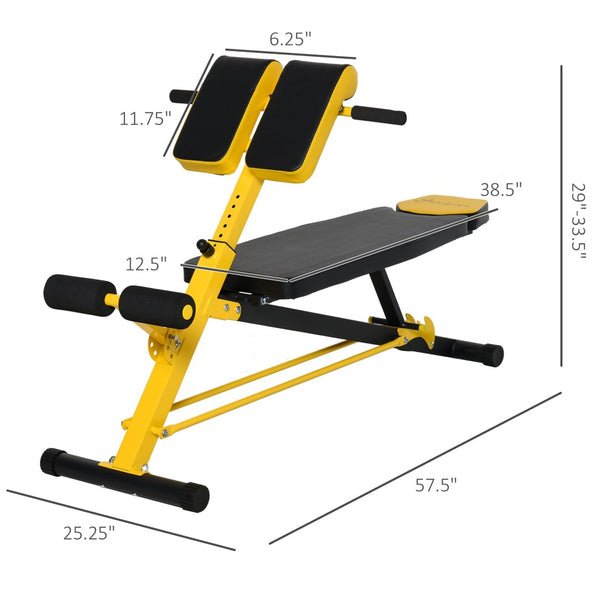 English Elm Soozier Multi-angle Steel Home Gym Bench with Foam Holders for Full Body Strength W2225P217971