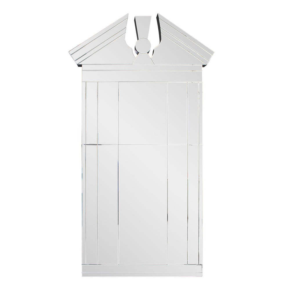 Howard Elliott Bostonian Mirror - Timeless Elegance With Beveled Detailing, Perfect For Modern And Traditional Spaces Silver Glass,Mdf 29107-howard-elliott