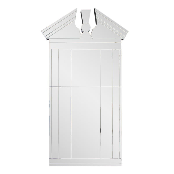 Howard Elliott Bostonian Mirror - Timeless Elegance With Beveled Detailing, Perfect For Modern And Traditional Spaces Silver Glass,Mdf 29107-howard-elliott