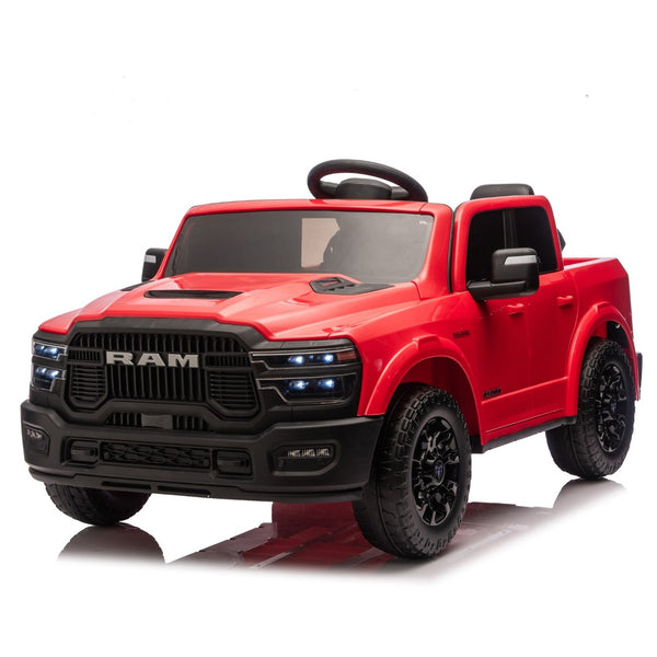 English Elm 24v Dodge Ram 2500 Licensed Kids Electric Truck Two Seat Ride on with Remote W1578P305907