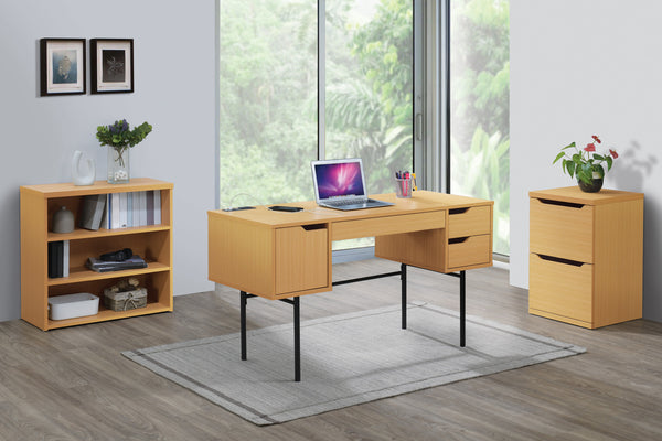 OSP Home Furnishings Denmark Executive Desk Natural