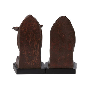 Wildwood Bull Oxidized Cast Brass Bull And Bear Bookends Pair — Hand-Finished Sculptures, Weighted, Elegant DéCor 291195