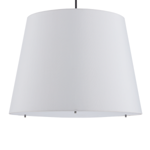 Cloister Modern Bronze Floor Lamp with Elegant Arc Design and White Linen Shade for Contemporary Spaces