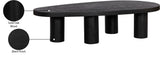 Beekman Black Coffee Table 291Black-C Meridian Furniture