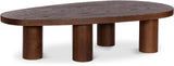 Beekman Brown Coffee Table 291Brown-C Meridian Furniture