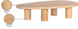 Beekman Oak Coffee Table 291Oak-C Meridian Furniture