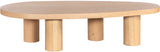 Beekman Oak Coffee Table 291Oak-C Meridian Furniture