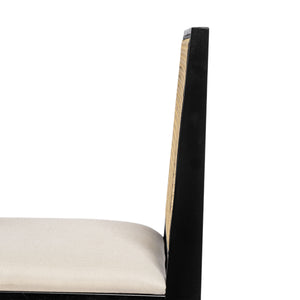 English Elm Christopher Knight Home® - Chandigarh Dining Room Chairs Set Of 2 - Stylish Cane Back & Grey Cushion For Modern Farmhouse Decor N768P241398B