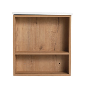 English Elm 36" Wall Mounting Bathroom Vanity with Soft-Close 2/3 Drawers, Adjustable Side Shelf, Water-Resistant Finish W999P168519