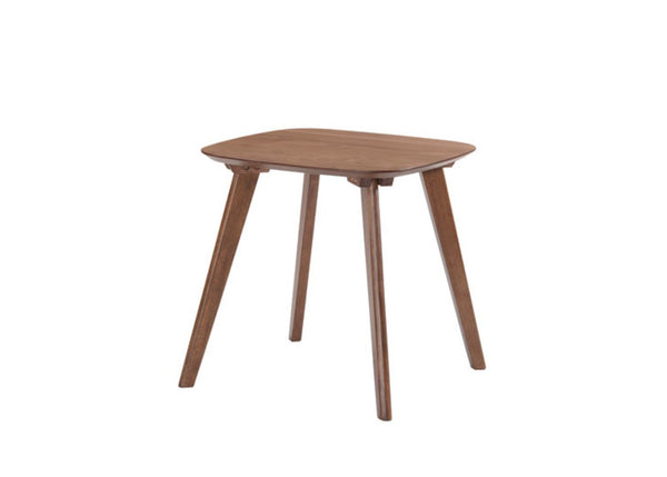 English Elm Wallace & Bay - Brown End Table - Contemporary Walnut Finish, Solid Wood Construction, Versatile For Any Living Space B2709P212409-GIGA