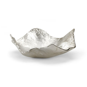 Wildwood Contemporary Hand-Finished Cast Aluminum Tray — Durable, Versatile Serving & Decorative Accent, 16" Wide 292545