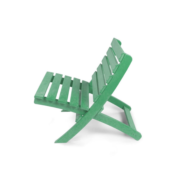 English Elm Grandcourt Recycled Hdpe Outdoor Folding Chair with Marine Grade Hardware for Patio Use Green B2745P409668