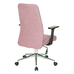 OSP Home Furnishings Evanston Office Chair Orchid